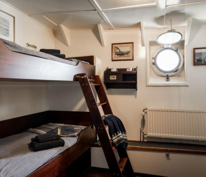 Kabine der Stockholm (Foto: Polar Quest)